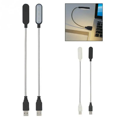 Travel Portable USB Reading Lamp Mini Led Book Light Night Lights Powered By Laptop Notebook Computer Christmas Gift Led Light