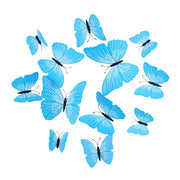 12pcs PVC 3d Butterfly wall decor cute Butterflies wall stickers art Decals home Decoration room wall art