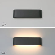 12W LED Wall Lamp Staircase Light Mirror Light Rectangle Bedroom Bedside Wall Light Indoor Sconce Fixture Living Room Decoration