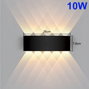 Led Wall Lamp Outdoor Indoor Waterproof Surface Mounted LED Up and Down Wall Light Porch Garden AC85-265V