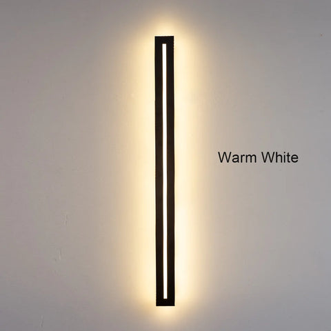 Waterproof IP65 LED Long Wall Sconce Lamp Garden Light Decoration Outdoor Lighting AC85-265V Sconce Luminaire External Sconce