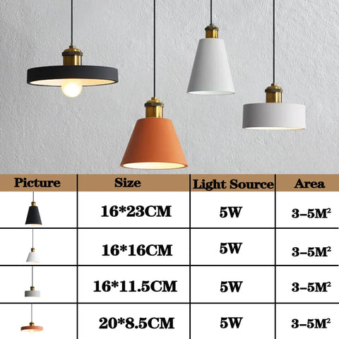 Modern Vintage Pendant Light Three Simple Creative Macaron Iron Lamp Bar  Nostalgic Personalized Hanging Lamps