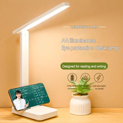 LED Book Light Touch Folding Table Night Lamp Bedside Reading Eye Protection USB Charging Night Light Reading Books For Room