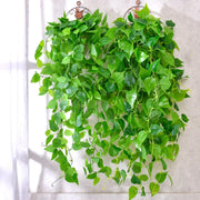 Artificial Hanging Plant Fake Ivy Leaves Vine 105cm/41in Clover Plant Greenery for Window Porch Garden Pot Indoor Outdoor Decor