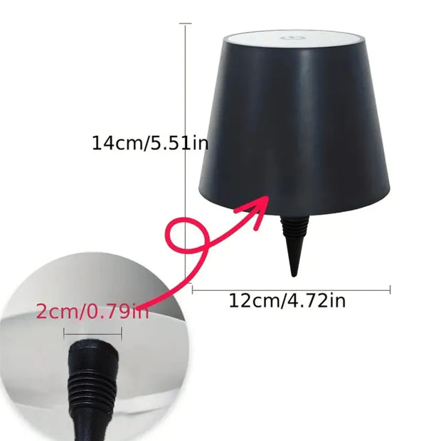 Wireless Bottle Lamp , Touch Control of 3 Colors and Stepless Dimming, Suitable for Wine Bottles, An Alternative to Wine Corks