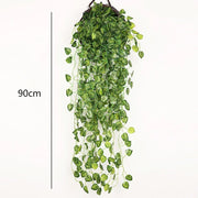 Artificial Hanging Plants 32 Inch Fake Boston Ferns Plastic Fake Plants for Wall House Wedding Garland Indoor Outdoor Decoration