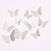 12 Pcs/Set 3D Wall Stickers Hollow Butterfly for Kids Rooms Home Wall Decor DIY Mariposas Fridge stickers Room Decoration