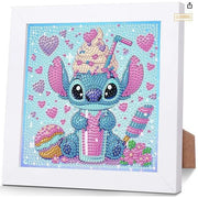 5D Cartoon Diamond Painting Stitch Sticking Full Drills Embroider Room Decoration Draw Handiwork Semi-finished products 18*18cm