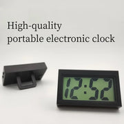 Mini Portable Desk Clock Date 12H Time Display AG10 Battery Powered Electronic Table LCD Clock for Travel Car Bedroom Home Decor