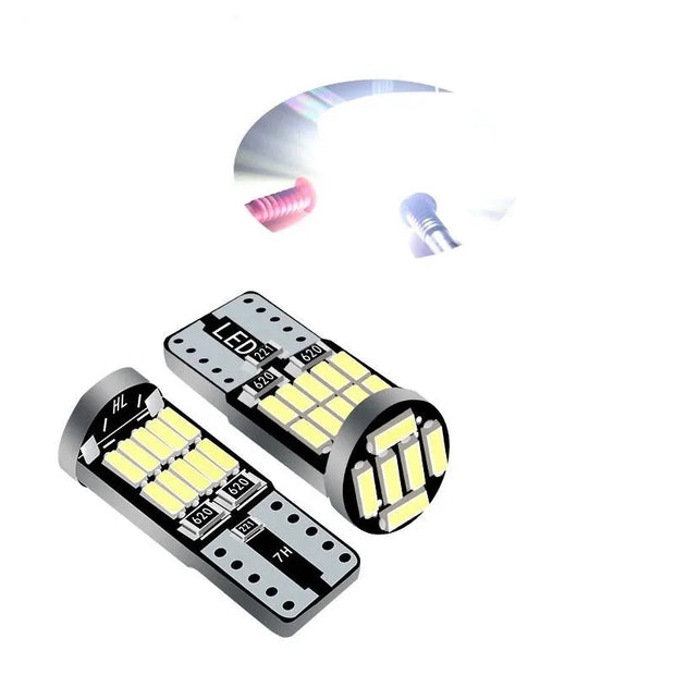 10pc Canbus W5W T10 194 LED Car Light Bulb 26SMD 4014 Auto High Bright Wedge License Plate Clearance Dome Door Lamp 12V