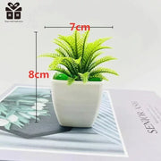 Artificial Plants Bonsai Small Tree Pot Fake Plant Flowers Potted Ornaments For Home Room Table Decoration Hotel Garden Decor