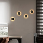 Modern Round Wall Lights LED Aluminum Up and down Wall Lamps Home TV Wall Bedroom Bedside Living Room Wall Light Fixture