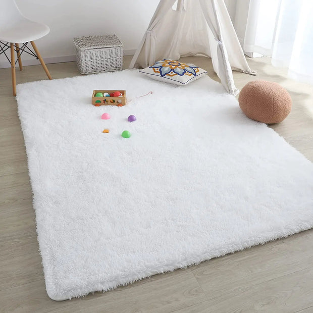 Plush Carpet For Living Room Sofa Floor Cushions  Modern Soft Fluffy Home Rug For Children's Bedroom Play Carpet Christmas Gifts