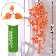 Artificial Hanging Plant Fake Ivy Leaves Vine 105cm/41in Clover Plant Greenery for Window Porch Garden Pot Indoor Outdoor Decor