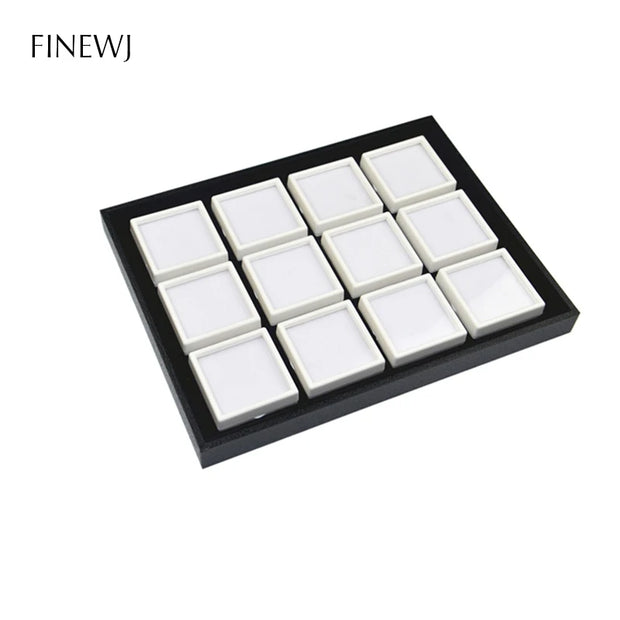 Wholesale Jewelry Gem Display Box Case Loose Diamond Storage Tool Coin Jar Show Tray Gem Pot Gemstone Organizer Holder Container