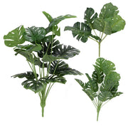 Artificial Plants Green Palm Leaves Monstera Home Garden Living Room Bedroom Balcony Decoration Tropical Plastic Fake Plant Long