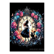 Disney Alice in Wonderland Diamond Painting Cheshire Cat Cartoon Cross Stitch Mosaic Kit Full Round/Square Drills DIY Art Decor