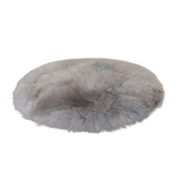 Ultra Soft Plush Round Rug Mat Fluffy White Carpet for Living Room Home Decor and Bedroomr Bedroom and Kids Room 30cm 50cm