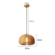 Bamboo Hanging Lamp Pendant Ceiling Light Rattan Wicker Lustre Hand Knit Braiding Suspended Home Dining люстра потолочная