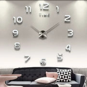 Bedroom Decoration Clock Large 3d Wall Clock Living Room Large Garden Acrylic Mirror Sticker Decoration Art Decor Clocks Digital