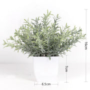 Artificial Plants Bonsai Eucalyptus Leaves Small Tree Pot Green Fake Plant Potted for Home Garden Room Table Decoration Indoor