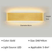 Modern LED Wall Lamp for Bedside Living Room Stairs Aisle Bathroom Home Decorations Wall Sconce Indoor Lighting Fixture Luster