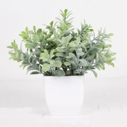 Artificial Plants Bonsai Eucalyptus Leaves Small Tree Pot Green Fake Plant Potted for Home Garden Room Table Decoration Indoor