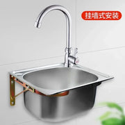 1.1mm Best Thickened Sink 304 Stainless Steel Kitchen Single Large Slot Set