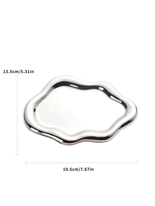 Simple Stylish Cloud Ceramic Jewelry Storage Tray Jewelry Earrings Display Desktop Ornaments Gifts for Friends