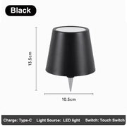 Wireless Table Lamp For Wine Bottles LED Bottle Light For Outdoor Use Touch Control Ideal For Restaurants Bars Festival Party