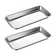 1PCS Stainless Steel Medical Surgical Dental Dish Environmental Convenient Useful Popular Tray Lab Instrument Tools Storage