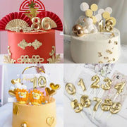 Digital Candle Number Birthday Paper Cake Candle Kids Birthday Party Wedding Cake Candle Favor Cake Decoration Number Candles