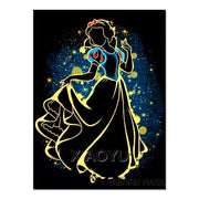 Disney 5D Diy Diamond Painting Kits Enchanted Eternal Girl Cartoon Princess Full Diamond Inlaid Mosaic Embroidery Wall Decor