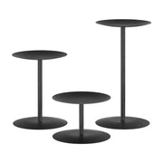 3Pcs Metal Pillar Candle Holders Wedding Candlestick Holders Black Iron Candlestick Candle Stand Table Decor