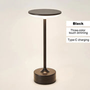 Wireless LED Table Lamp Touch Sensor Desktop Night Light  USB Rechargeabl Portable Bedroom Night Light Reading Lamps Decor Light