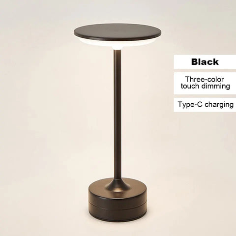 Wireless LED Table Lamp Touch Sensor Desktop Night Light  USB Rechargeabl Portable Bedroom Night Light Reading Lamps Decor Light