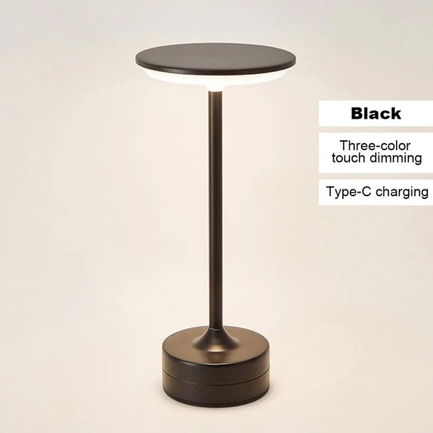 Wireless LED Table Lamp Touch Sensor Desktop Night Light  USB Rechargeabl Portable Bedroom Night Light Reading Lamps Decor Light