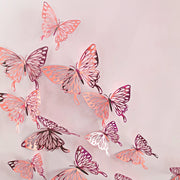 12 Pcs/Set 3D Wall Stickers Hollow Butterfly for Kids Rooms Home Wall Decor DIY Mariposas Fridge stickers Room Decoration