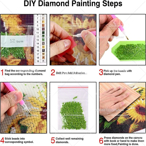 DIY Custom Photo 5D Diamond Painting Kit For Adults Full Drill Rhinestones Customized Diamond Art Embroidery Mosaic Cross Stitch