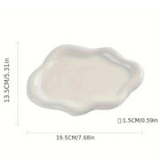 Simple Stylish Cloud Ceramic Jewelry Storage Tray Jewelry Earrings Display Desktop Ornaments Gifts for Friends