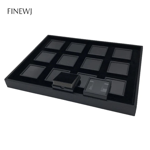 Wholesale Jewelry Gem Display Box Case Loose Diamond Storage Tool Coin Jar Show Tray Gem Pot Gemstone Organizer Holder Container