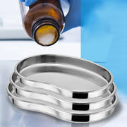 Stainless Steel Kidney Bowl Curved Trays Dental Tool Doctors Use Trays for Ideal for Surgical Medical Vet Tattooist