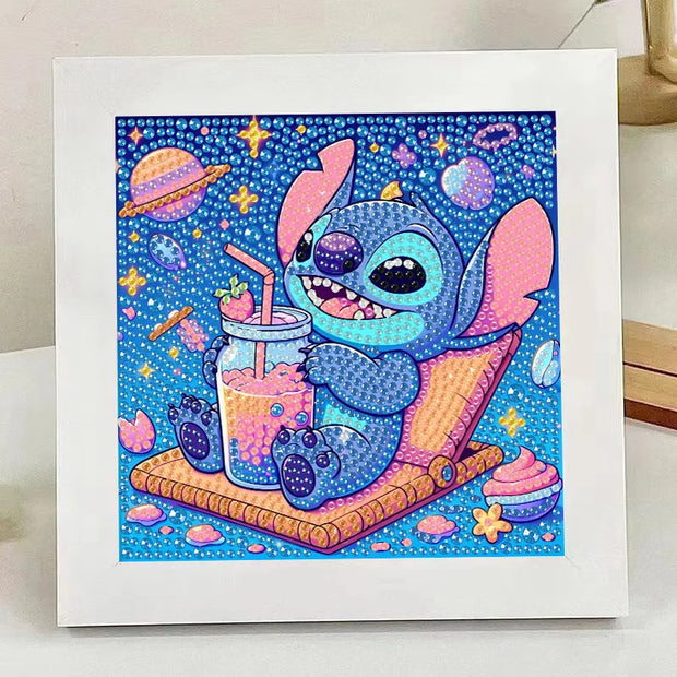 5D Cartoon Diamond Painting Stitch Sticking Full Drills Embroider Room Decoration Draw Handiwork Semi-finished products 18*18cm