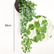 Artificial Hanging Plants 32 Inch Fake Boston Ferns Plastic Fake Plants for Wall House Wedding Garland Indoor Outdoor Decoration