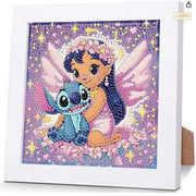 5D Cartoon Diamond Painting Stitch Sticking Full Drills Embroider Room Decoration Draw Handiwork Semi-finished products 18*18cm