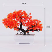 Artificial Plants Bonsai Small Tree Simulation Pot Plants Table Potted Ornaments for Hotel Garden Home Decor Fake Flower