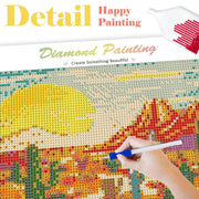 RUOPOTY Diamond Painting Kits For Adults Artwork Customize Your Own Picture Embroidery Home Decor Picture Of Rhinestones Diy Gif