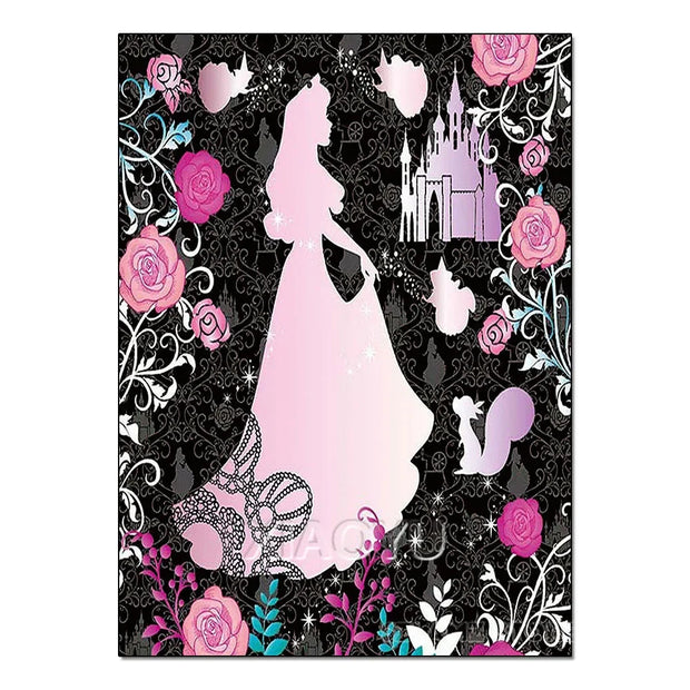 Disney Alice in Wonderland Diamond Painting Cheshire Cat Cartoon Cross Stitch Mosaic Kit Full Round/Square Drills DIY Art Decor