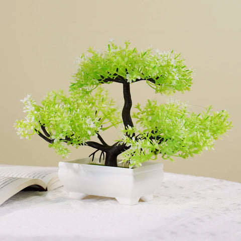 Artificial Plants Bonsai Small Tree Simulation Pot Plants Table Potted Ornaments for Hotel Garden Home Decor Fake Flower