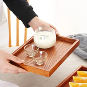 Japanese Wooden Tray Tea Tray Portable Decorative Miscellaneous Storage Tea Set Kitchen Storage Restaurant Service Tray